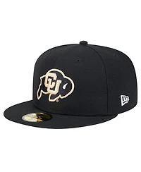 New Era Men's Black Colorado Buffaloes 59FIFTY Fitted Hat