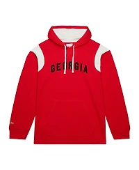 Mitchell & Ness Men's Red Georgia Bulldogs Thermal Lightweight Hoodie