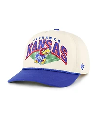 '47 Brand Men's Natural Kansas Jayhawks Pomona Two-Tone Rope Hitch Adjustable Hat