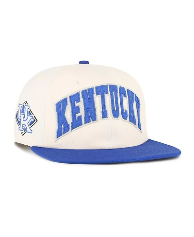 '47 Brand Men's and Women's Natural Kentucky Wildcats Crossover Off Hand Captain Adjustable Hat