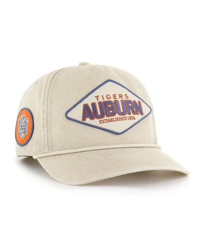 '47 Brand Men's and Women's Cream Auburn Tigers Outdoorsmen Cairn Hitch Adjustable Hat