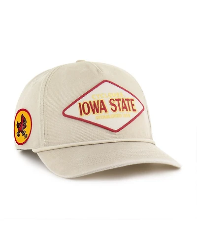 '47 Brand Men's and Women's Cream Iowa State Cyclones Outdoorsmen Cairn Hitch Adjustable Hat