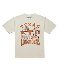 Mitchell & Ness Men's Cream Texas Longhorns Heritage Scholar T-Shirt