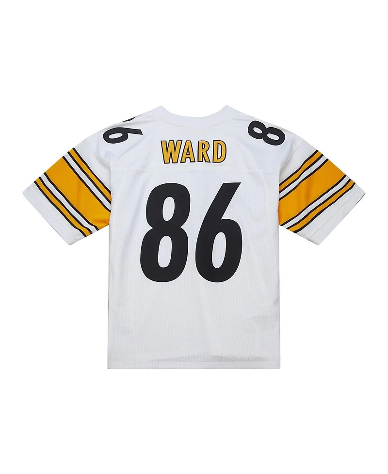 Mitchell & Ness Men's Hines Ward White Pittsburgh Steelers 2005 Authentic Throwback Retired Player Jersey