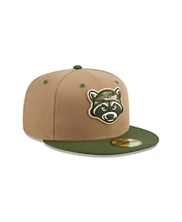 New Era Men's Tan Hudson Valley Renegades Theme Nights 59FIFTY Fitted Hat
