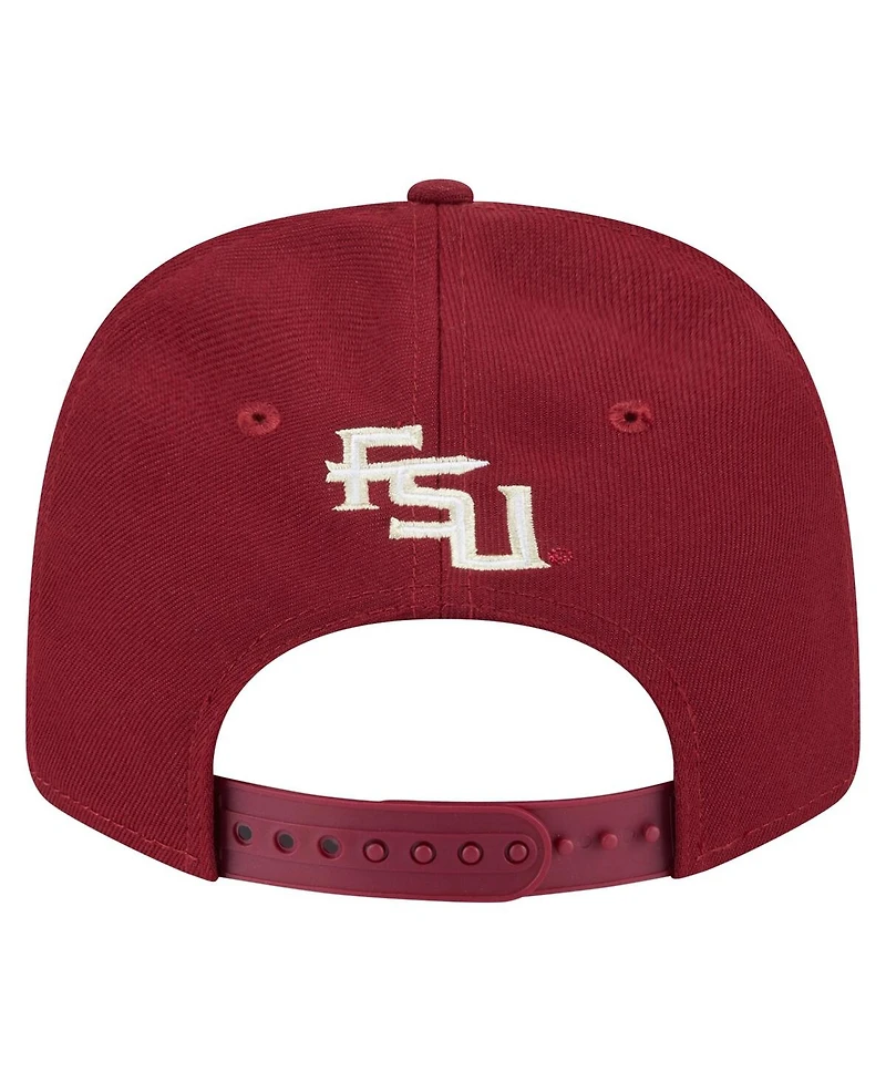 New Era Men's Garnet Florida State Seminoles Team Collective 9SEVENTY Stretch-Snap Adjustable Hat