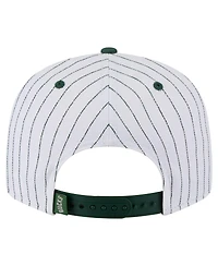 New Era Men's White Milwaukee Bucks Deceptor Pinstripe 9FIFTY Snapback Hat
