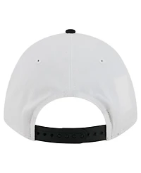 New Era Men's White/Black Purdue Boilermakers Arch Two-Tone Rope 9FORTY A-Frame M-Crown Adjustable Hat