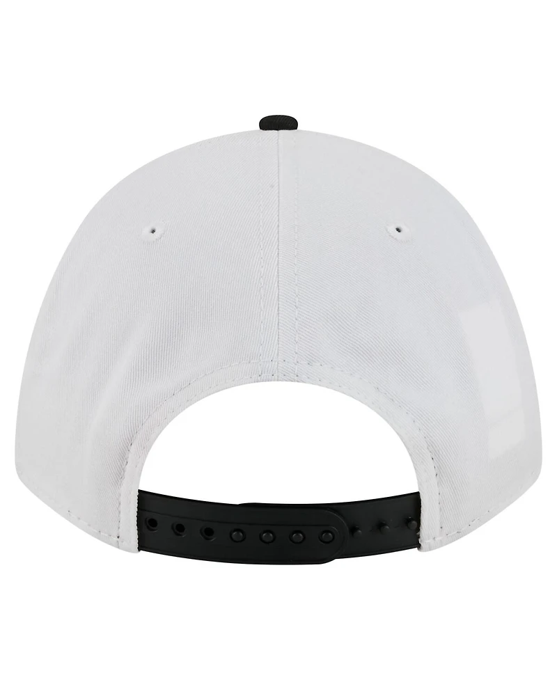 New Era Men's White/Black Oregon State Beavers Arch Two-Tone Rope 9FORTY A-Frame M-Crown Adjustable Hat