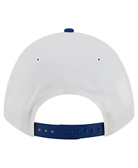 New Era Men's White/Royal Duke Blue Devils Arch Two-Tone Rope 9FORTY A-Frame M-Crown Adjustable Hat