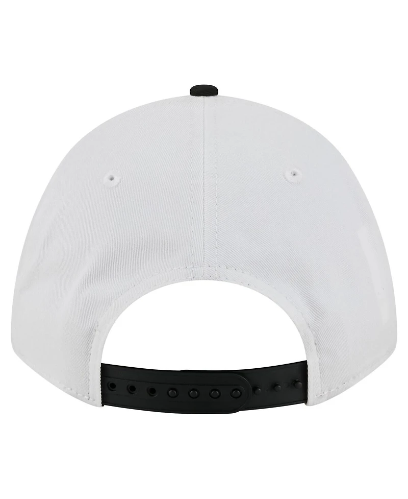 New Era Men's White/Black Missouri Tigers Arch Two-Tone Rope 9FORTY A-Frame M-Crown Adjustable Hat