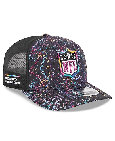 New Era Men's Black Shield Logo 2025 Nfl Crucial Catch 9SEVENTY Adjustable Hat
