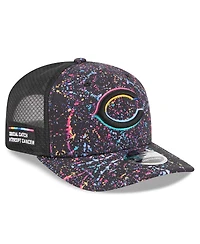 New Era Men's Black Chicago Bears 2025 Nfl Crucial Catch 9SEVENTY Adjustable Hat