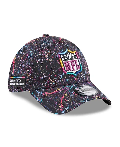 New Era Men's Black Shield Logo 2025 Nfl Crucial Catch 39THIRTY Flex Hat