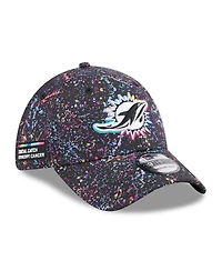 New Era Men's Black Miami Dolphins 2025 Nfl Crucial Catch 39THIRTY Flex Hat