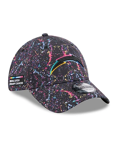 New Era Men's Black Los Angeles Chargers 2025 Nfl Crucial Catch 39THIRTY Flex Hat