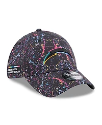New Era Men's Black Los Angeles Chargers 2025 Nfl Crucial Catch 39THIRTY Flex Hat