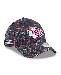 New Era Men's Black Kansas City Chiefs 2025 Nfl Crucial Catch 39THIRTY Flex Hat