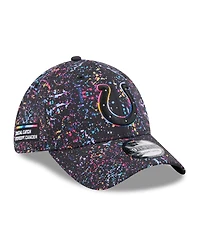 New Era Men's Black Indianapolis Colts 2025 Nfl Crucial Catch 39THIRTY Flex Hat