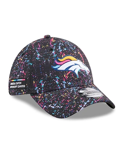 New Era Men's Black Denver Broncos 2025 Nfl Crucial Catch 39THIRTY Flex Hat