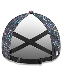 New Era Women's Black New England Patriots 2025 Nfl Crucial Catch Pony Tail Adjustable Hat