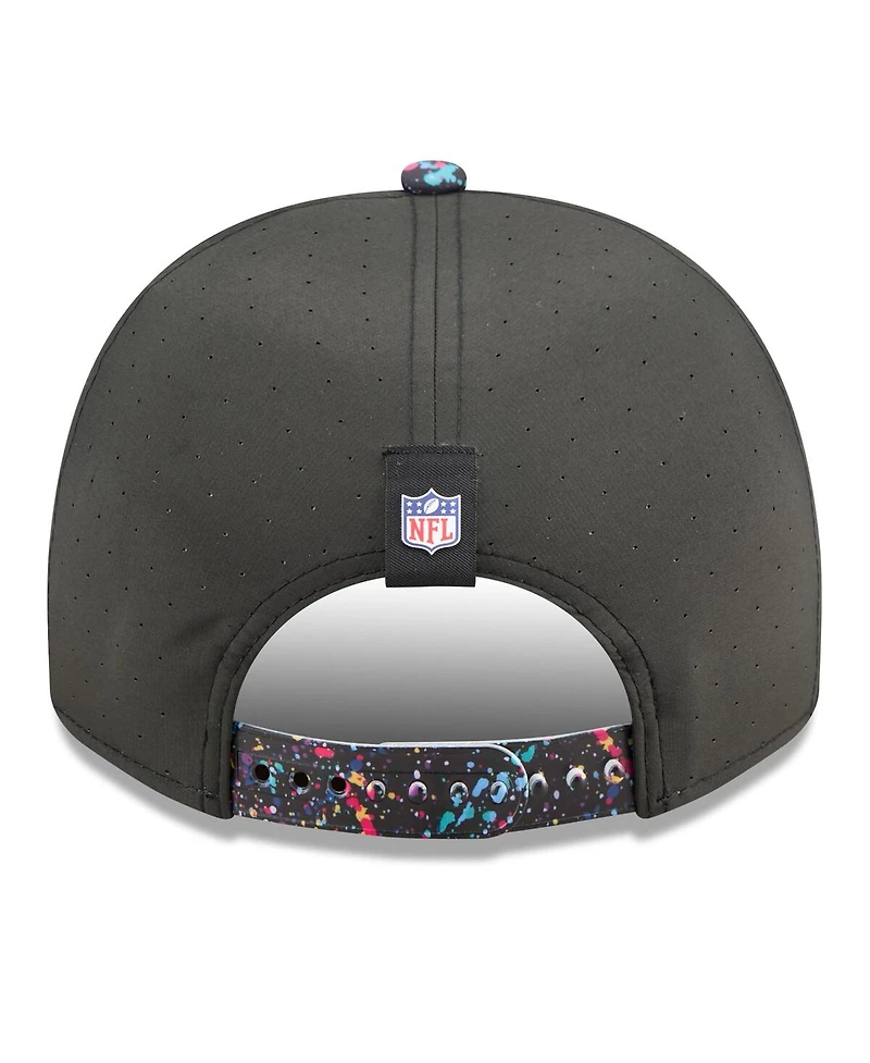 New Era Men's Black San Francisco 49ers 2025 Nfl Crucial Catch A-Frame 9FIFTY Snapback Hat