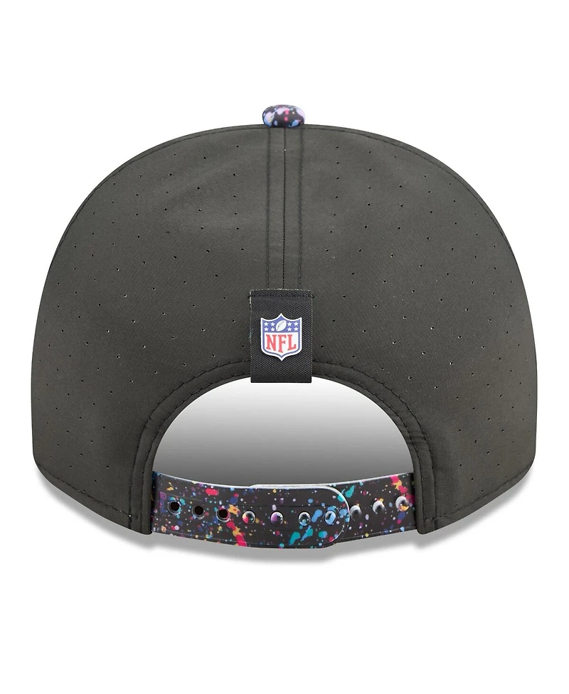 New Era Men's Black Houston Texans 2025 Nfl Crucial Catch A-Frame 9FIFTY Snapback Hat