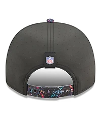 New Era Men's Black Detroit Lions 2025 Nfl Crucial Catch A-Frame 9FIFTY Snapback Hat