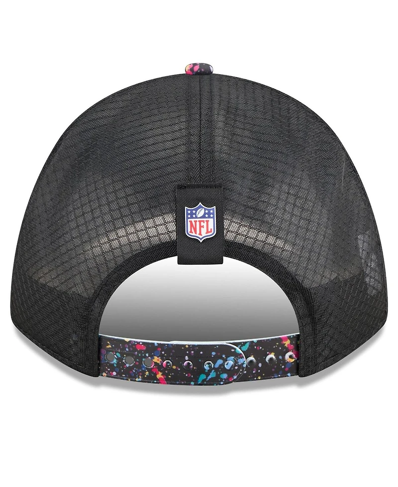 New Era Men's Black Seattle Seahawks 2025 Nfl Crucial Catch 9FORTY Adjustable Hat