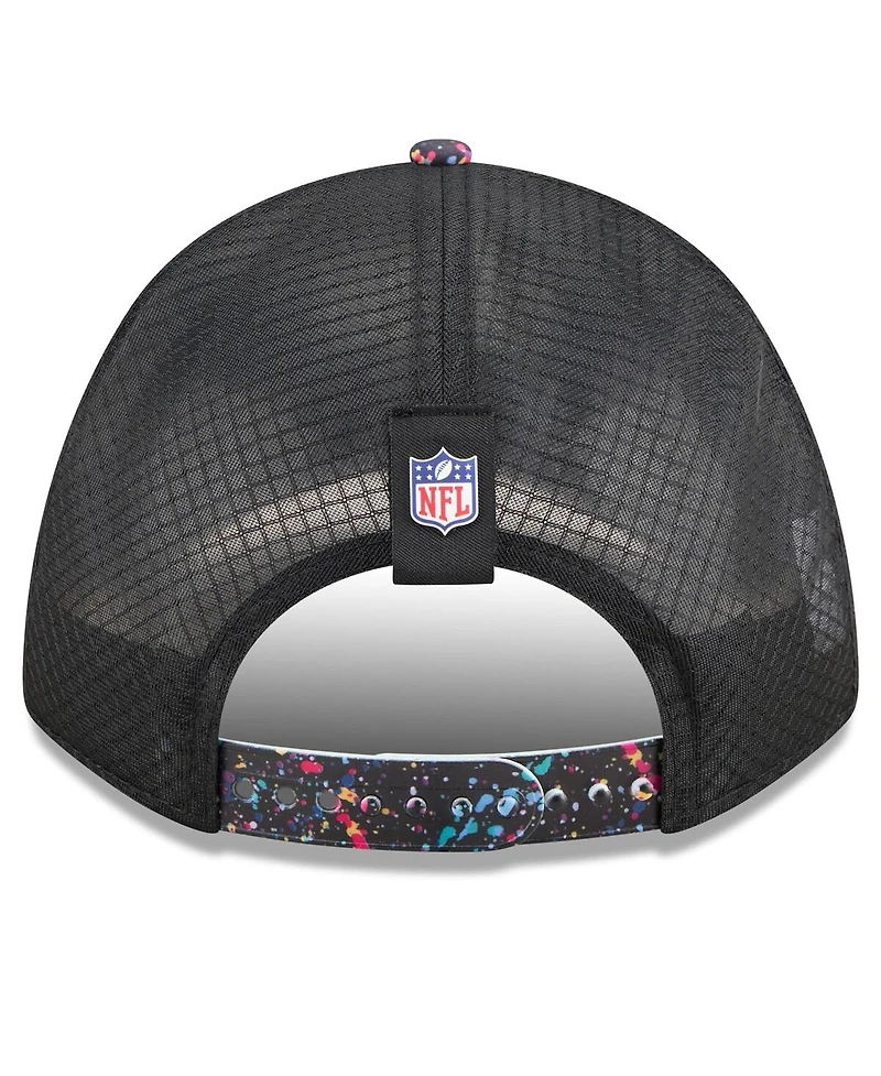 New Era Men's Black Philadelphia Eagles 2025 Nfl Crucial Catch 9FORTY Adjustable Hat