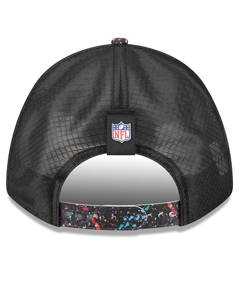 New Era Men's Black Minnesota Vikings 2025 Nfl Crucial Catch 9FORTY Adjustable Hat