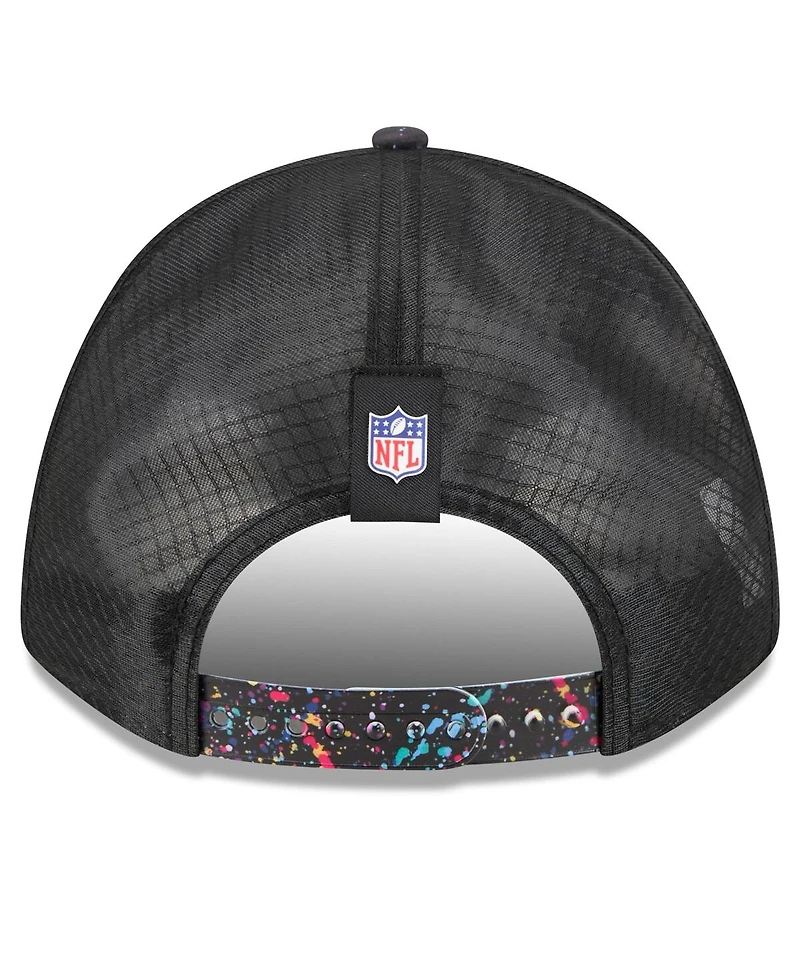 New Era Men's Black Kansas City Chiefs 2025 Nfl Crucial Catch 9FORTY Adjustable Hat