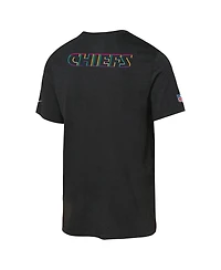 Nike Big Boys and Girls Black Kansas City Chiefs 2025 Nfl Crucial Catch Tri-Blend Dri-fit T-Shirt