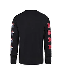 '47 Brand Men's Black Nebraska Huskers Go Big Long Sleeve T-Shirt
