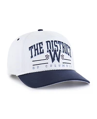 '47 Brand Men's White Washington Nationals City Connect Roscoe Hitch Adjustable Hat