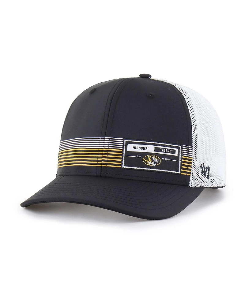 '47 Brand Men's Black Missouri Tigers Rangefinder Brrr Trucker Adjustable Hat