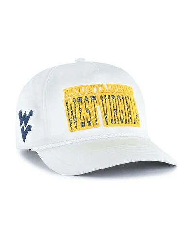 '47 Brand Women's White West Virginia Mountaineers Outspoken Hitch Adjustable Hat