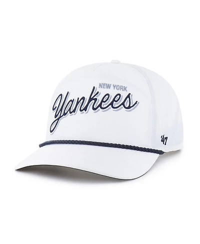 '47 Brand Men's White New York Yankees Brrr Fairway Hitch Adjustable Hat