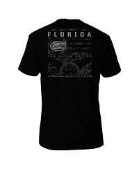 FloGrown Men's Black Florida Gators Camo Flag Panel T-Shirt