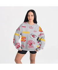 Gameday Couture Women's Heather Gray Kansas City Chiefs Always On Repeat Fleece Sweatshirt