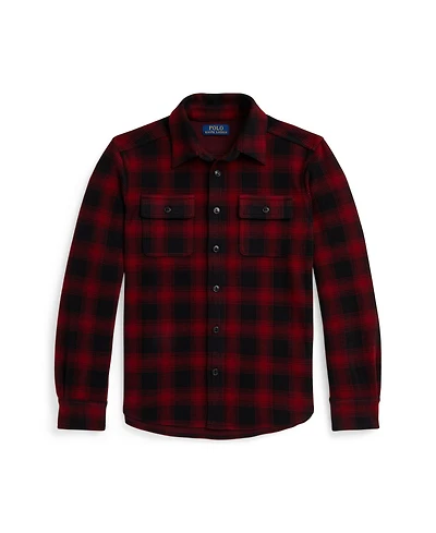 Polo Ralph Lauren Boys 8-20 Flannel Long Sleeve Shirt Jacket