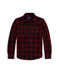 Polo Ralph Lauren Boys 8-20 Flannel Long Sleeve Shirt Jacket