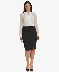 Tommy Hilfiger Women's Tuxedo Stripe Pencil Skirt