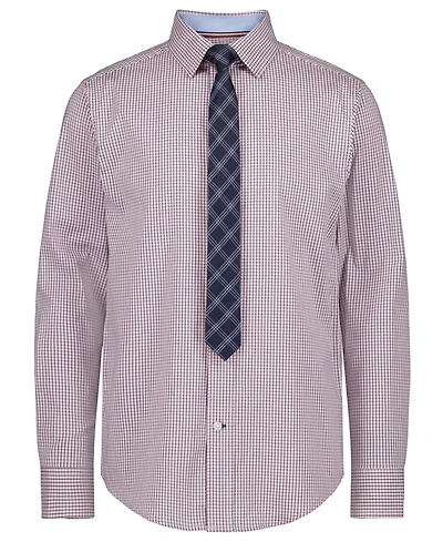 Tommy Hilfiger Boys 8-20 Long Sleeve Stretch Murray Check Shirt