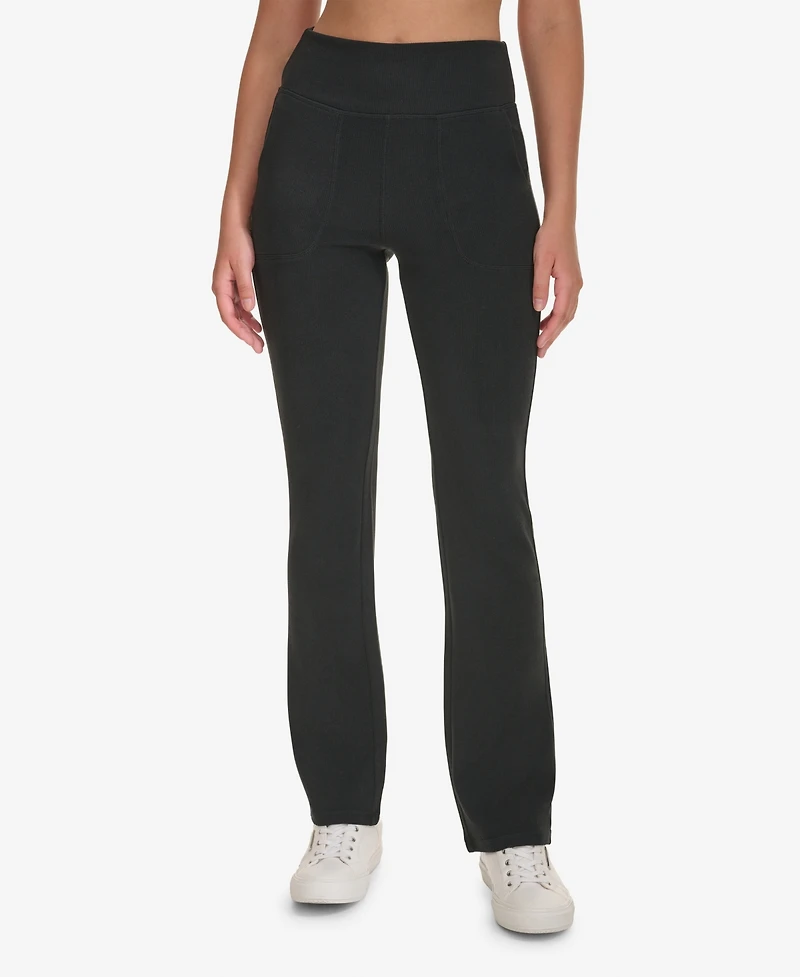 Calvin Klein Women's Flare-Leg High-Waist Pants