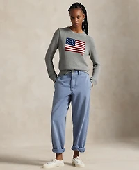 Polo Ralph Lauren Women's Cotton Chino Straight-Leg Pants