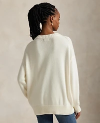 Polo Ralph Lauren Women's Polo Bear Crewneck Sweater