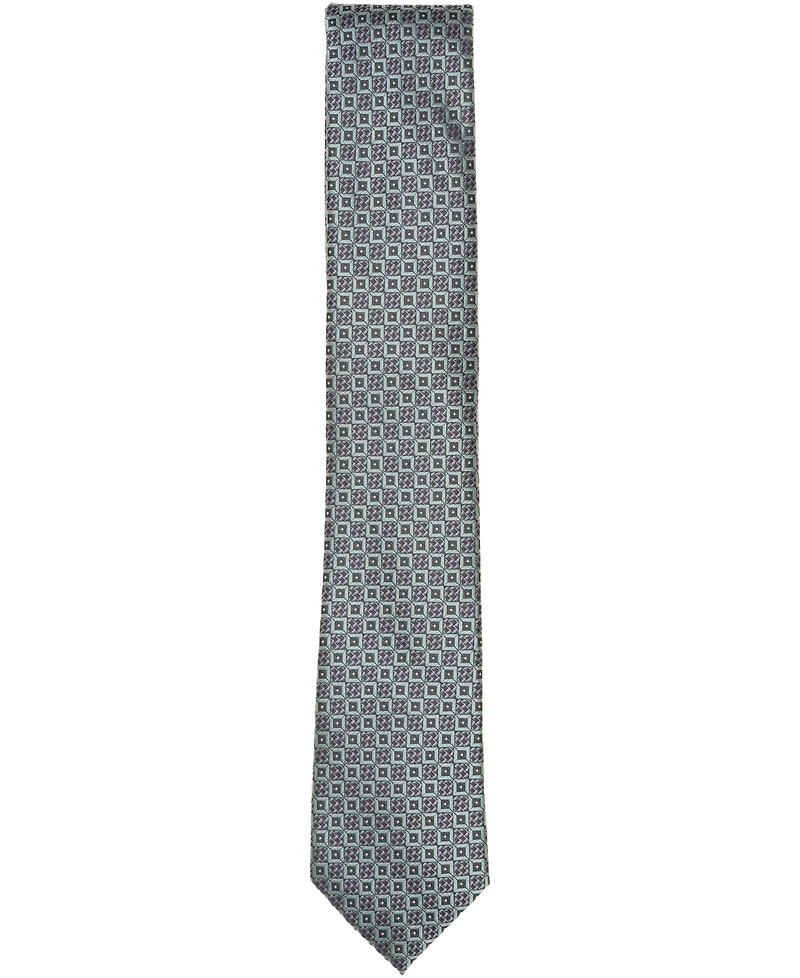 Alfani Men's Thayer Geo Pattern Slim Tie, Macy's Exclusive
