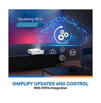 Ultra-Short Throw 4K Uhd Home Cinema Laser Projector - 100" Images - Bright 4,000 Lumens - Enhanced Game Mode - Hdr - Home Theater - Black