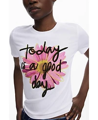 Desigual Women's Short-sleeve floral T-shirt